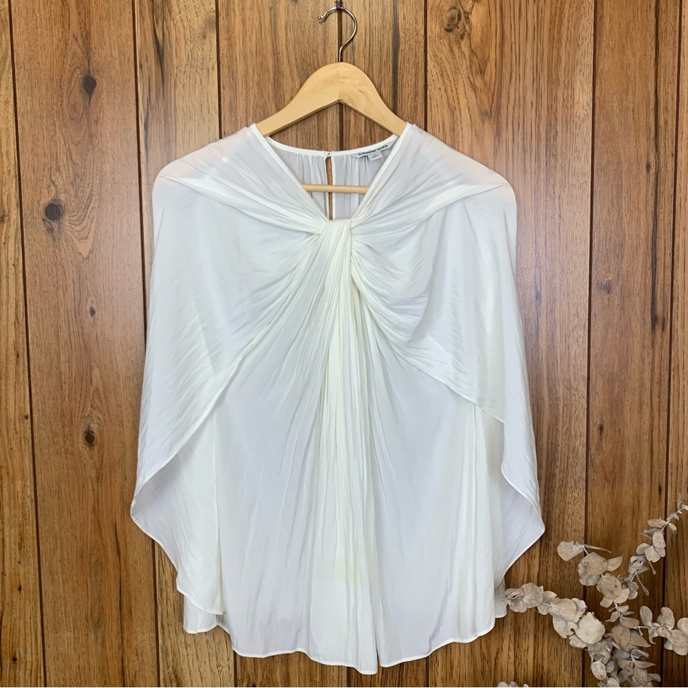 Country Road Knotted Two-Way Blouse Size Xs - Picture 2 of 10